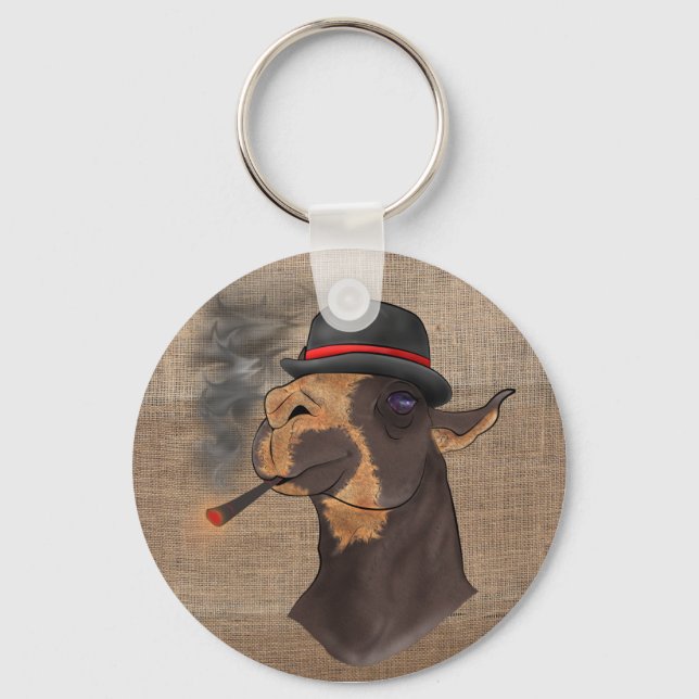 Llavero Retrato de una Llama Drama - Keychain (Anverso)