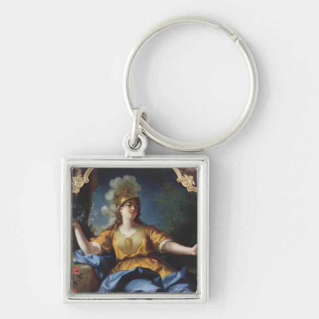 Llavero Retrato de una mujer como Minerva, 1730 (Frente)
