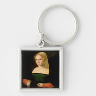 Llavero Retrato de una mujer joven