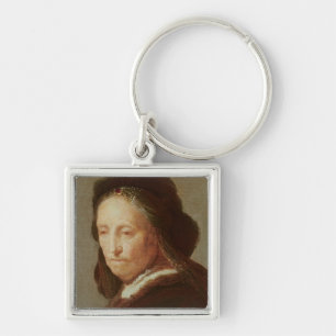 Llavero Retrato de una mujer mayor, c.1600-1700