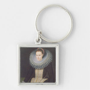 Llavero Retrato de una señora, 1613 (aceite en el panel)