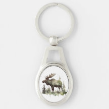 Retrato de vida silvestre Mossy Moose