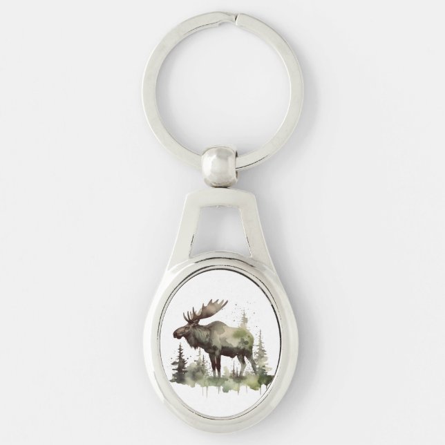 Llavero Retrato de vida silvestre Mossy Moose (Anverso)