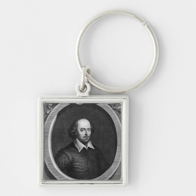 Llavero Retrato de William Shakespeare 1719 (Frente)