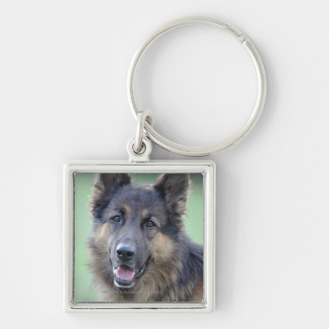 Llavero Retrato del alemán Sheppard (Frente)