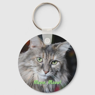 Llavero Retrato del gato Meow Meow
