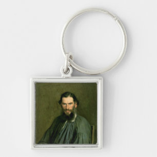 Llavero Retrato del lev Nikolaevich Tolstoy 1873 de la
