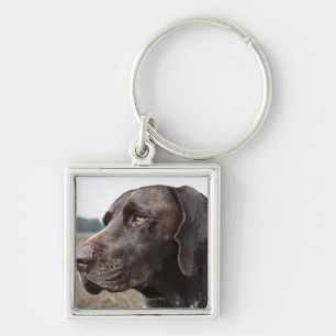 Llavero Retrato del perro, Houston, Tejas, los E.E.U.U.