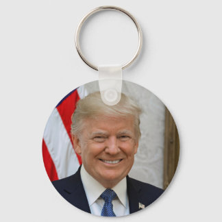 Llavero Retrato del presidente de la Casa Blanca Donald Tr