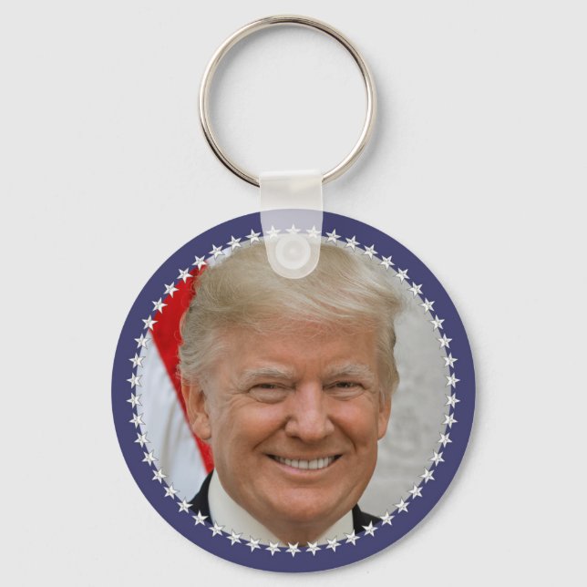 Llavero Retrato del presidente Trump (XT-20181023-1520-V2) (Anverso)