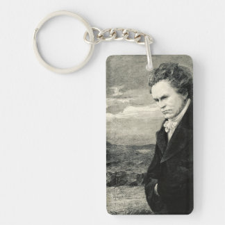 Llavero Retrato del vintage de Ludwig van Beethoven
