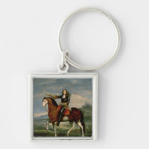 Llavero Retrato ecuestre