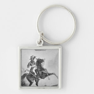 Llavero Retrato ecuestre de Thomas Alejandro
