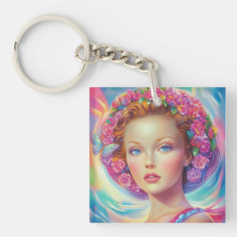 Llavero Retrato etéreo de la corona