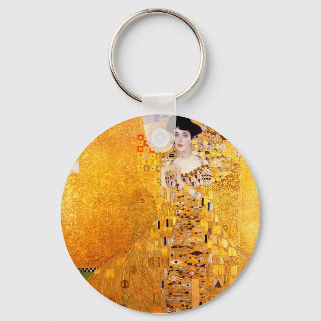 Llavero Retrato Gustav Klimt de Adele Bloch-Bauer I (Anverso)