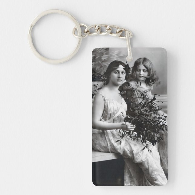Llavero Retrato inmaduro de madre e hija (Frente)