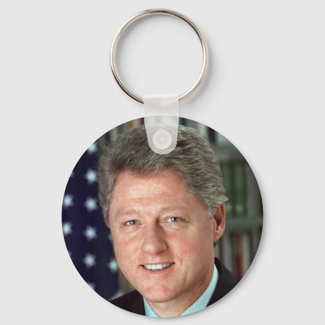Llavero Retrato Oficial del Presidente Bill Clinton (Anverso)