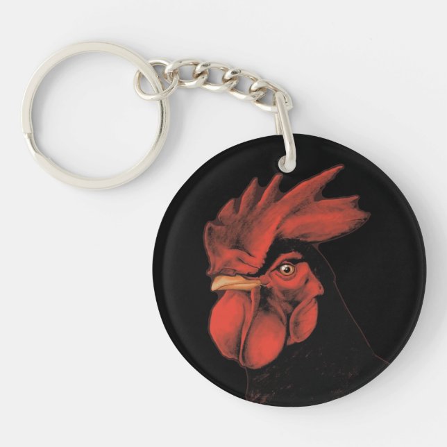 Llavero Retrato Regal Rooster Majestic Orgullo (Frente)