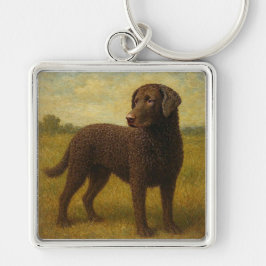 Llavero Retriever de Costa Rizada