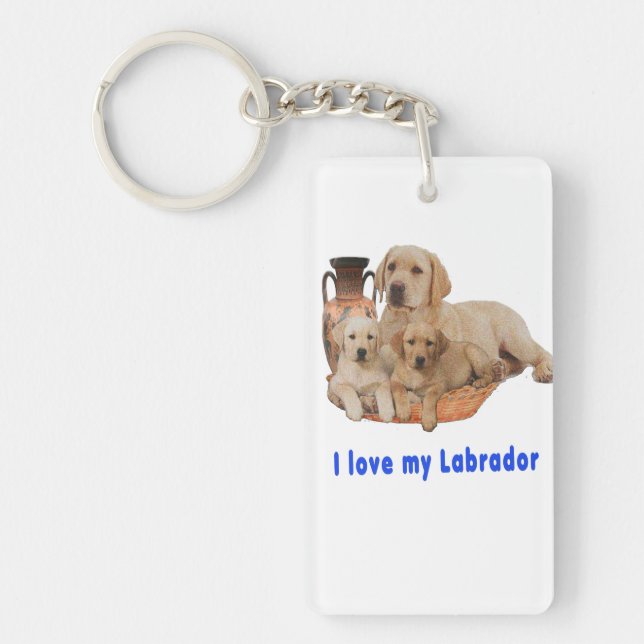 Llavero Retriever de Labrador (Frente)