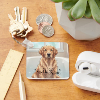 Llavero Retriever Dorado 