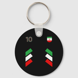 Llavero Retro10 Irán Fútbol Irán Fútbol Bandera de Irán 