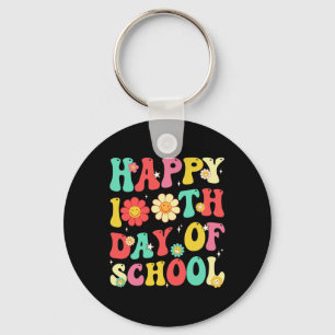 Llavero Retro 100 Días De Maestros Escolares Estudiantes 1