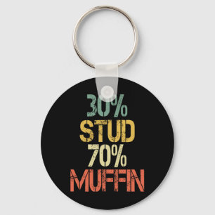 Llavero Retro 30 Stud 70 Muffin Sarcasm Dad Figura de sang