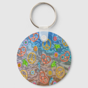 Llavero Retro 60s Peaceful Ocean Life Apparel Gifts