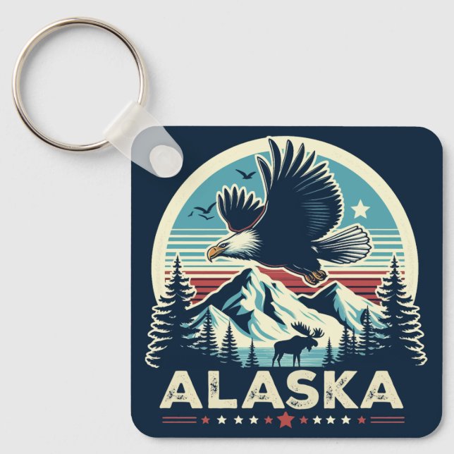 Llavero Retro Alaska (Anverso)