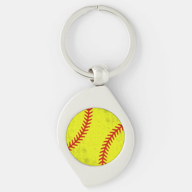 Llavero Retro Athletic Softball Fastpitch Game Day Style (Anverso)
