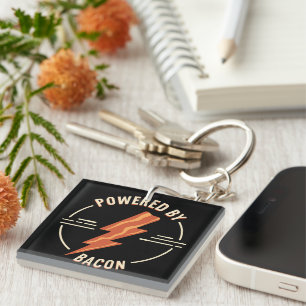 Llavero Retro Bacon Lover Funny Food Design con Lightning