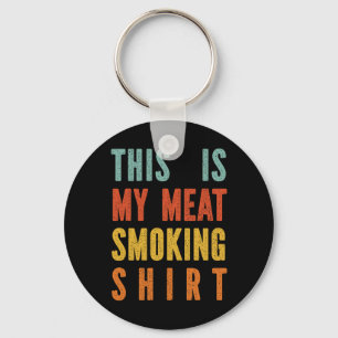 Llavero Retro Bbq Ahumando Mi Carne