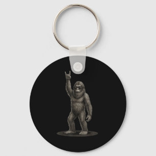 Llavero Retro Big Foot Rock Regalos Musicales Hombres Muje