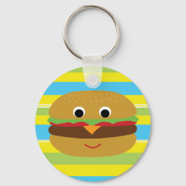 Llavero Retro Cheeseburger