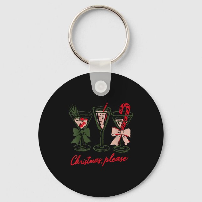 Llavero Retro Christmas Please Retro Festive Tail Coquette (Anverso)