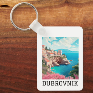 Llavero Retro Classic Dubrovnik Croacia