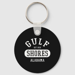 Llavero Retro College Style Gulf Shores Al femenino Hombre