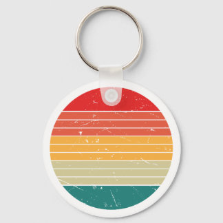 Llavero retro colors cute keychain