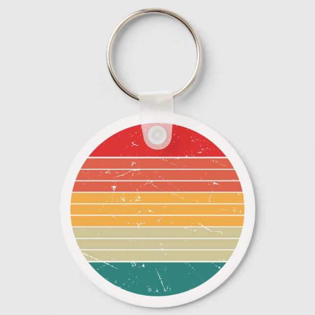 Llavero retro colors cute keychain (Anverso)