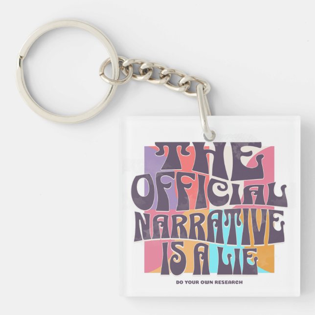 Llavero Retro Conspiracy Theory (Frente)