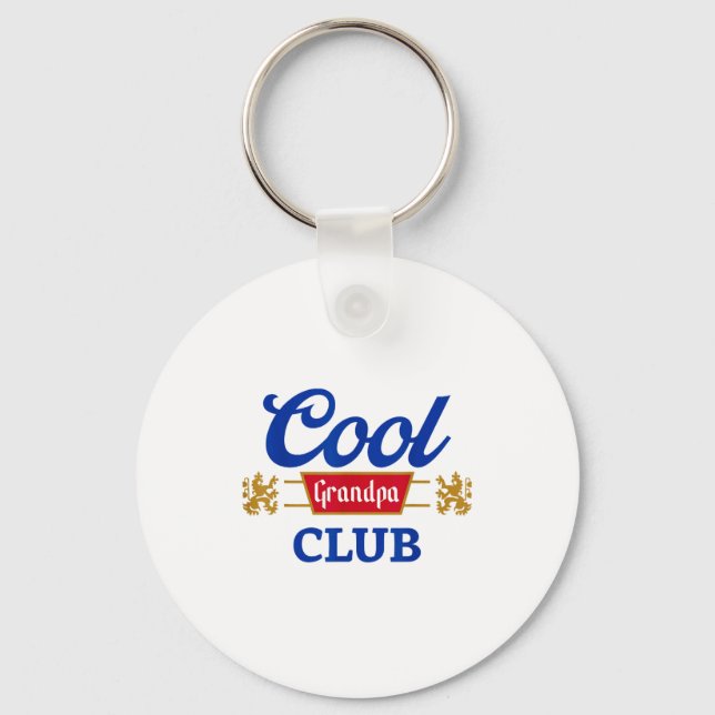 Llavero Retro Cool Grandpa Club Family Matching Father's D (Anverso)