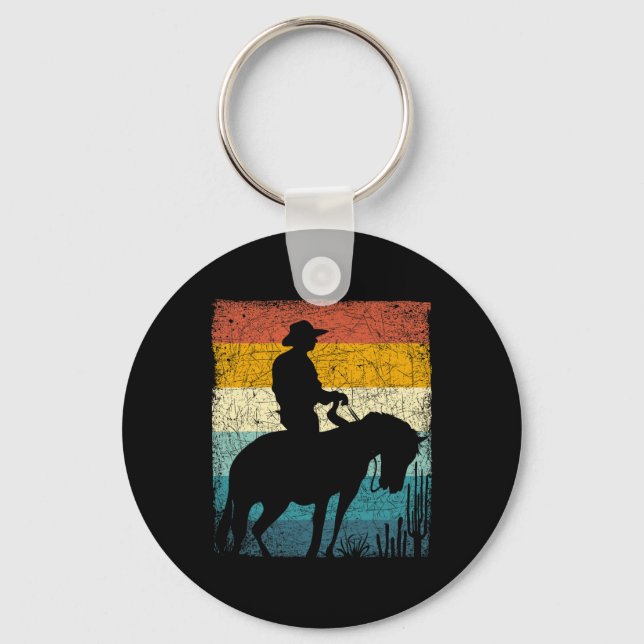 Llavero Retro Cowboy (Anverso)