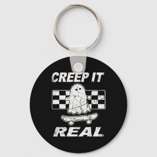 Llavero Retro Creep It Real Ghost Halloween Mens Kids