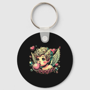 Llavero Retro Cupido Día de San Valentín Lindo Cupido Anti
