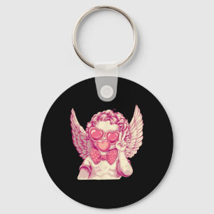 Llavero Retro Cupido Día de San Valentín Lindo Cupido Anti