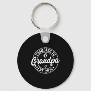 Llavero Retro Dad Est. 2026 Promocionado Al Abuelo Est 202