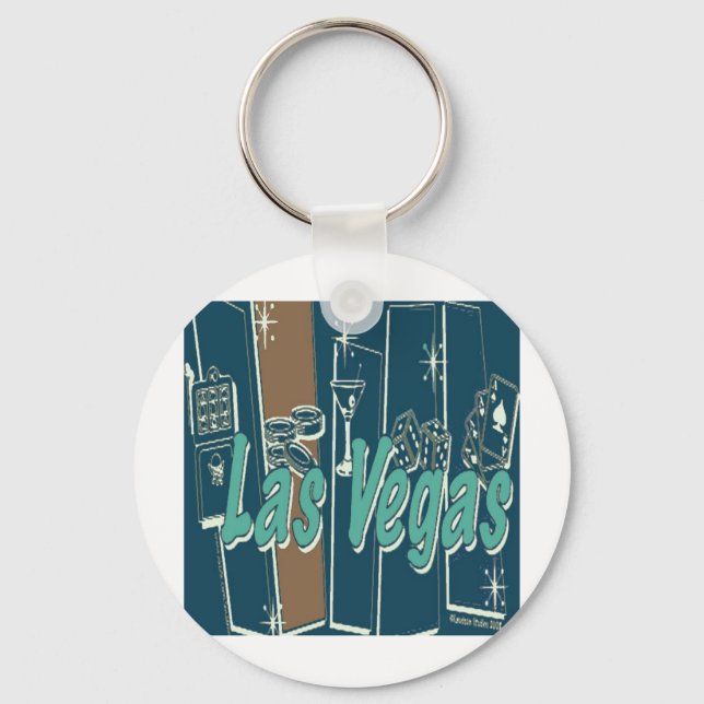 Llavero Retro de Las Vegas (Anverso)
