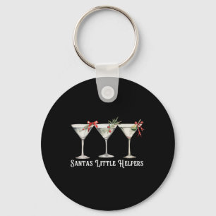 Llavero Retro Divertido Santa's Little Helper Martini Feli