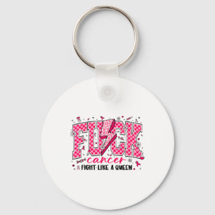 Llavero Retro Fck Cancer Lucha Como Un Cáncer De Mama Rein